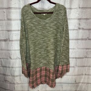 INDIGO THREAD CO. Mixed Fabrics Tunic